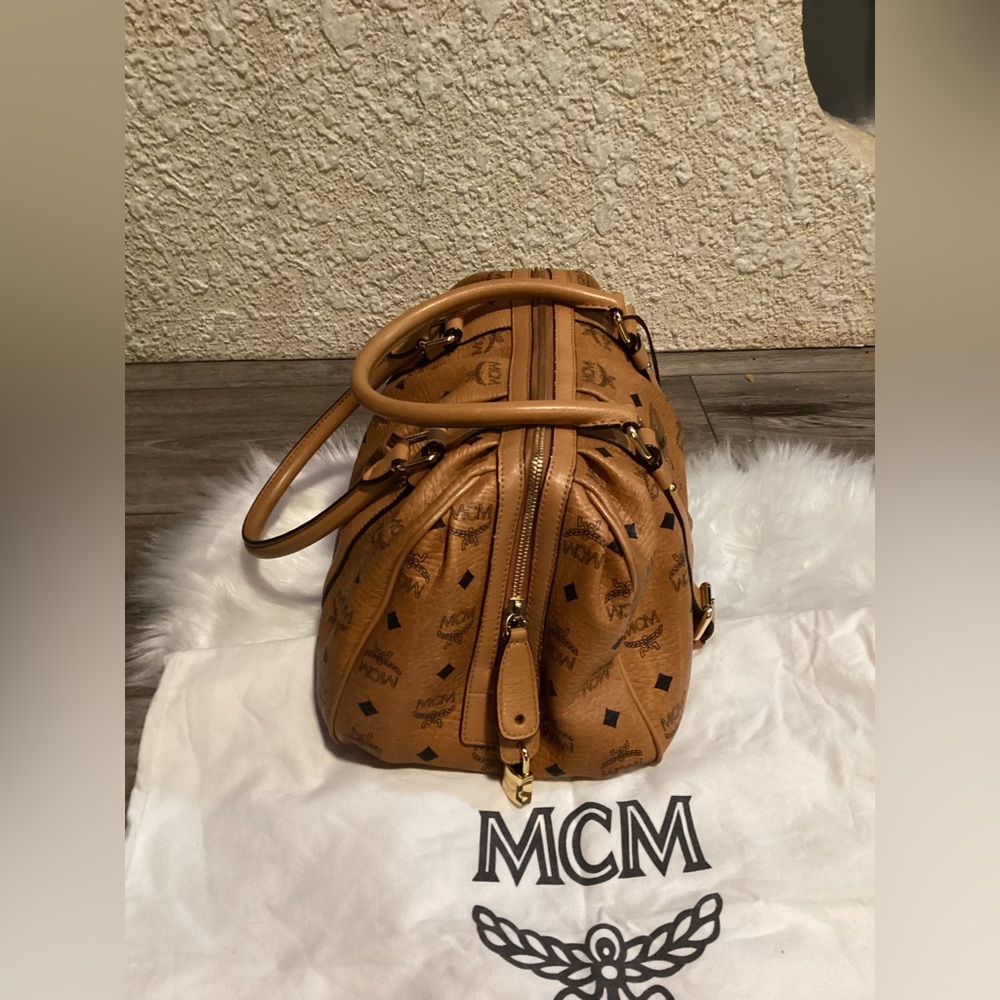 MCM Cognac Bowler’s Bag - Picture 5 of 16